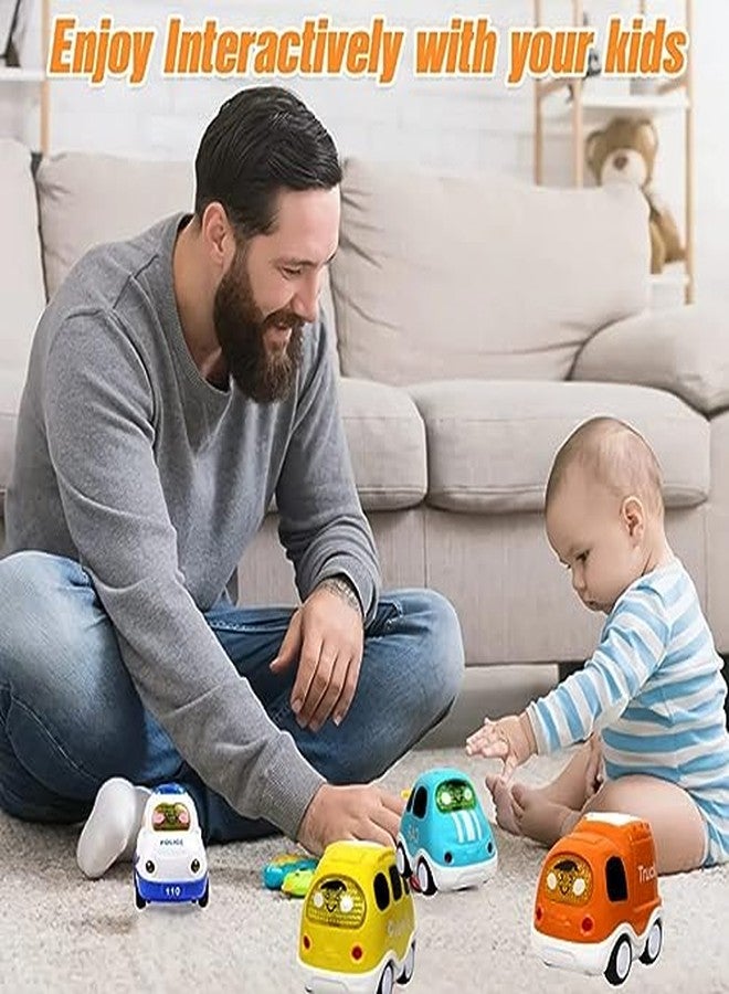 COSMOBABY مجموعة ألعاب كوزموبابي الاحتكاكية، شاحنة وسيارة فان، مزودة بموسيقى وإضاءة، مناسبة للأطفال حتى عمر 3 سنوات - متعددة الألوان - Image 5
